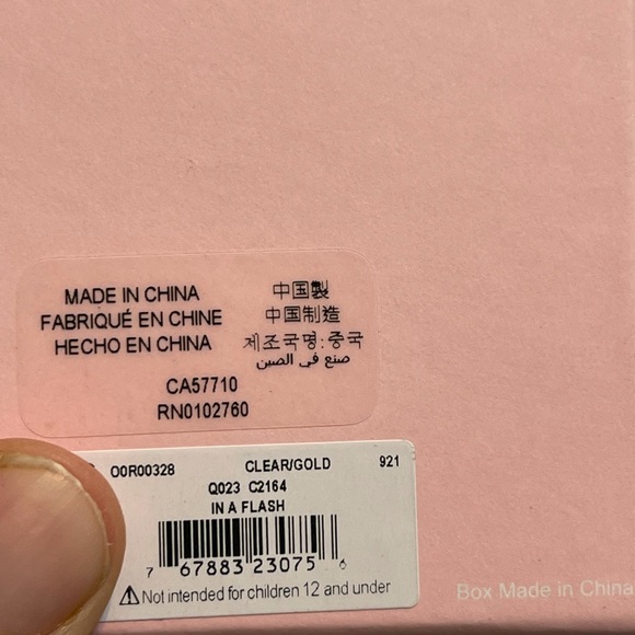 Kate Spade Gold CZ Drop Hoop Earrings NWT 🎀 - Picture 3 of 4